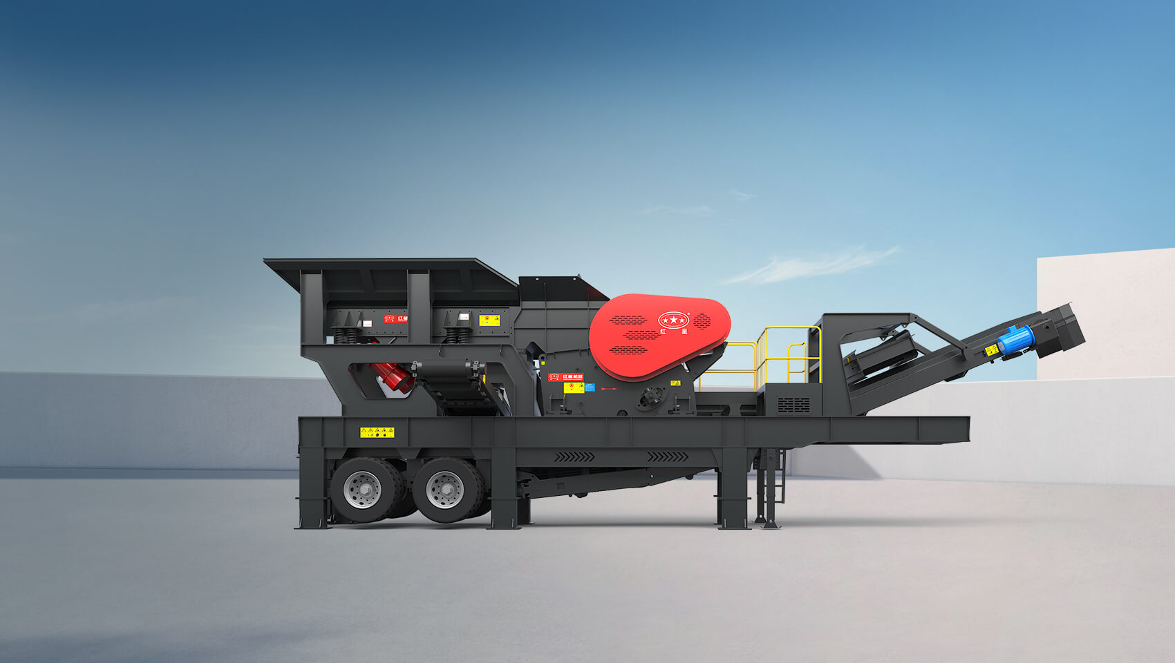 MTN Wheel Type Mobile Crushing And Screening Plant